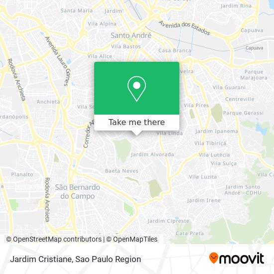 Jardim Cristiane map