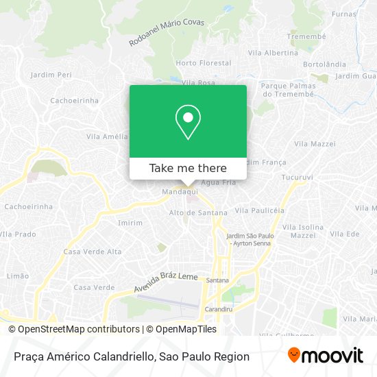 Praça Américo Calandriello map