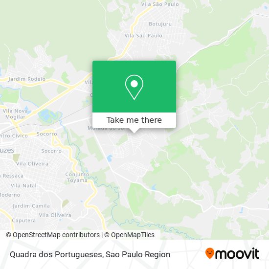 Mapa Quadra dos Portugueses