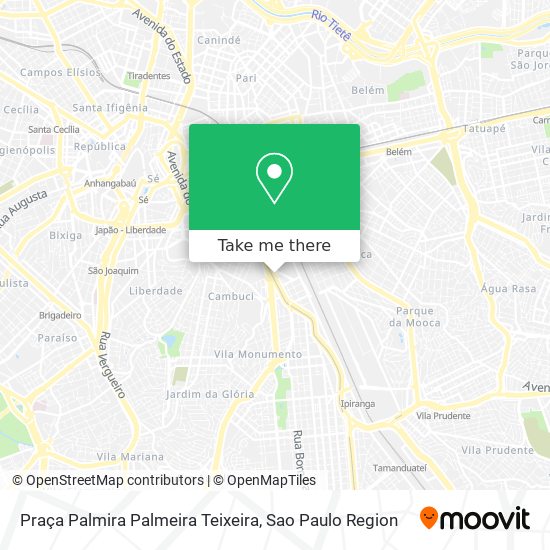 Praça Palmira Palmeira Teixeira map
