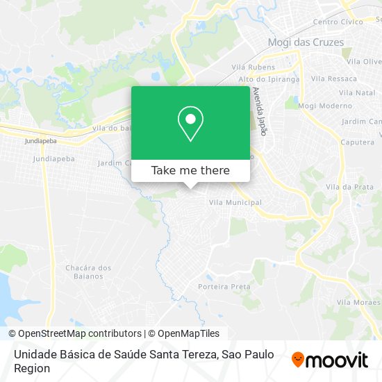 Unidade Básica de Saúde  Santa Tereza map