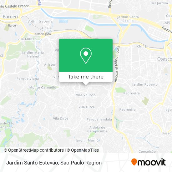 Jardim Santo Estevão map