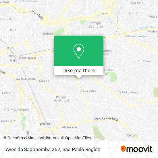 Avenida Sapopemba 262 map