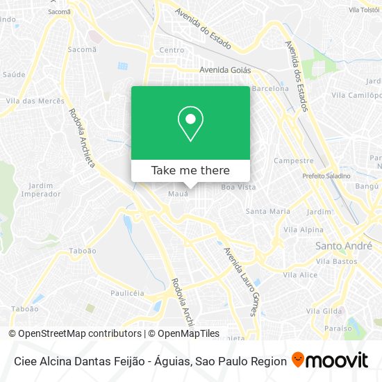 Ciee Alcina Dantas Feijão - Águias map