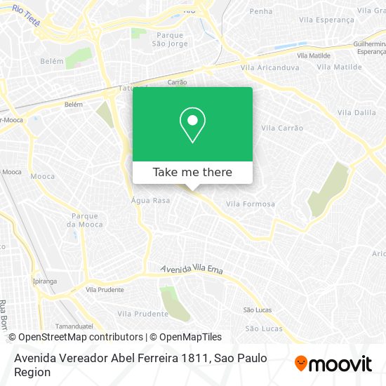 Mapa Avenida Vereador Abel Ferreira 1811