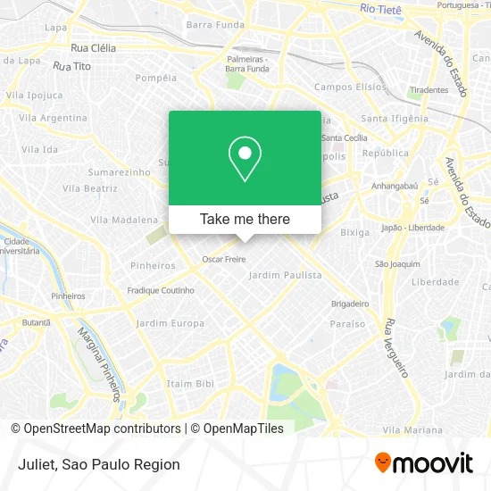 Juliet map