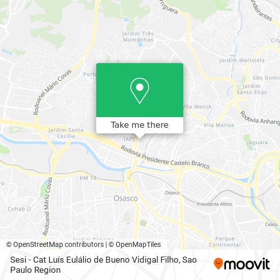 Sesi - Cat Luís Eulálio de Bueno Vidigal Filho map