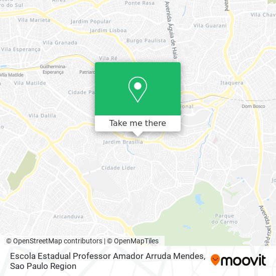 Escola Estadual Professor Amador Arruda Mendes map