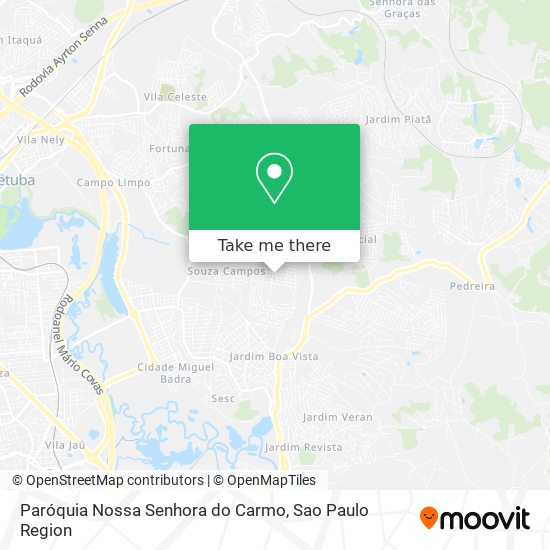 Paróquia Nossa Senhora do Carmo map