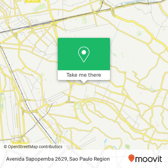 Mapa Avenida Sapopemba 2629