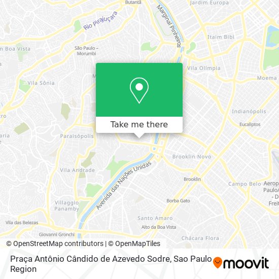 Praça Antônio Cândido de Azevedo Sodre map