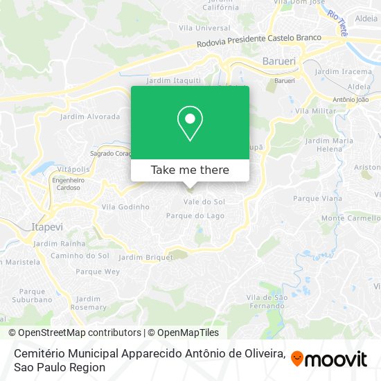 Cemitério Municipal Apparecido Antônio de Oliveira map