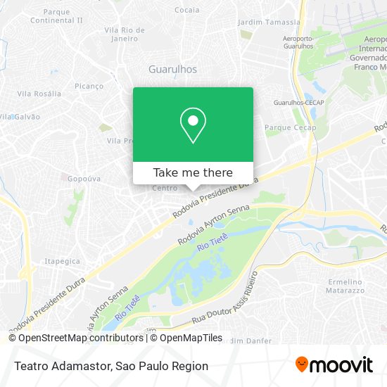 Teatro Adamastor map