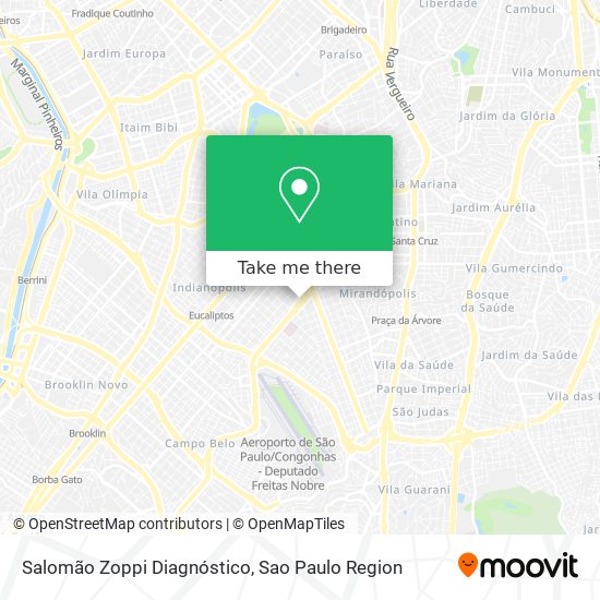 Salomão Zoppi Diagnóstico map