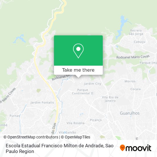 Escola Estadual Francisco Milton de Andrade map