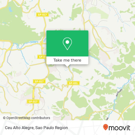Ceu Alto Alegre map