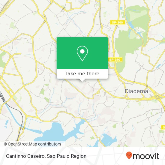 Mapa Cantinho Caseiro
