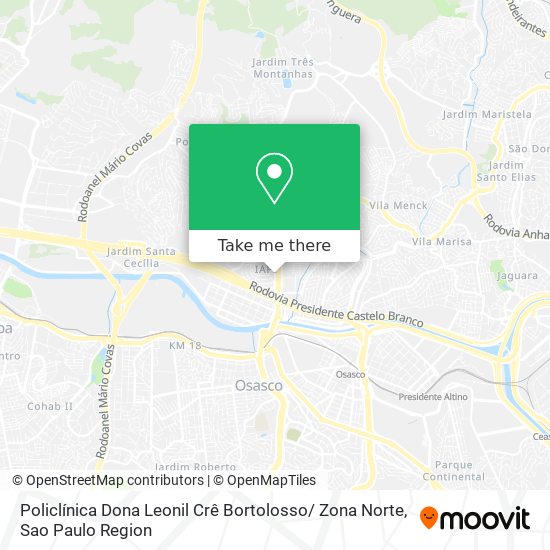 Policlínica Dona Leonil Crê Bortolosso/ Zona Norte map