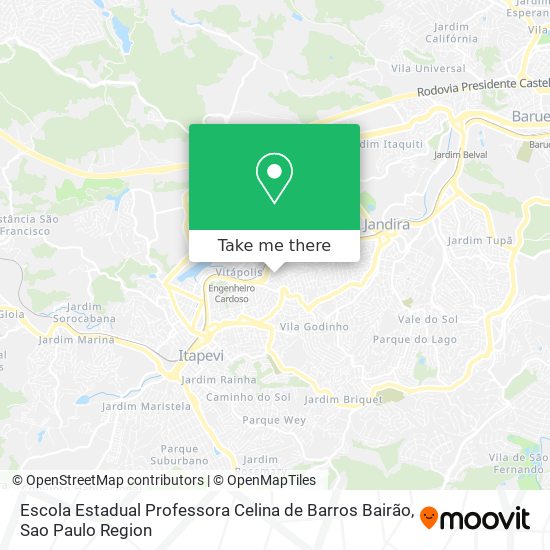 Escola Estadual Professora Celina de Barros Bairão map