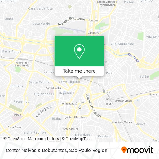Center Noivas & Debutantes map