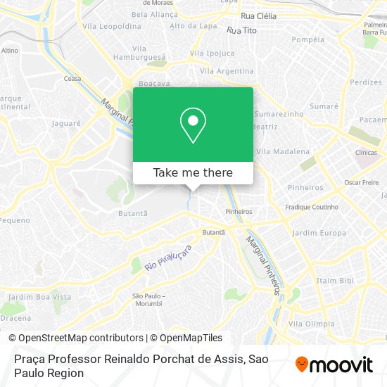Praça Professor Reinaldo Porchat de Assis map