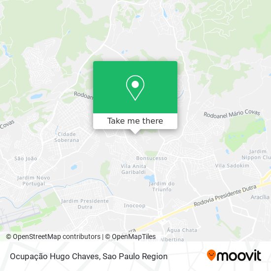 Ocupação Hugo Chaves map