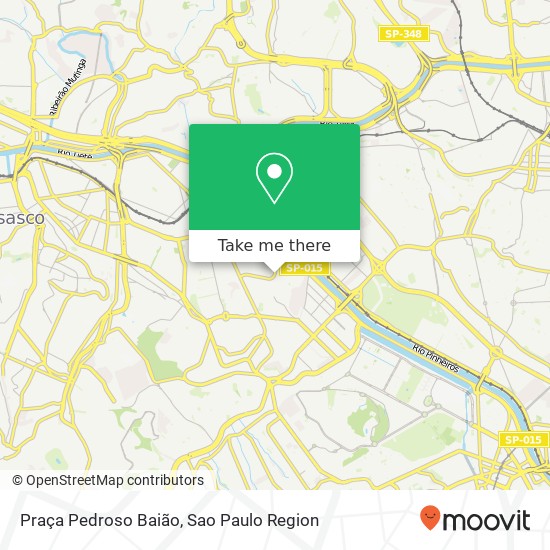 Praça Pedroso Baião map