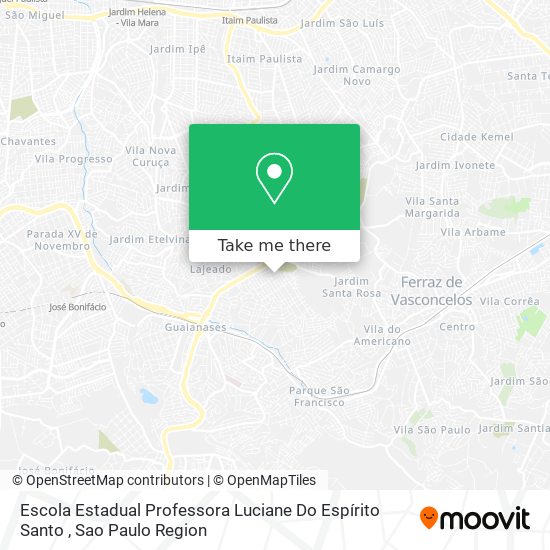 Escola Estadual Professora Luciane Do Espírito Santo map