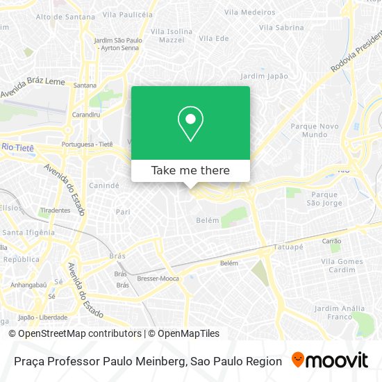 Praça Professor Paulo Meinberg map