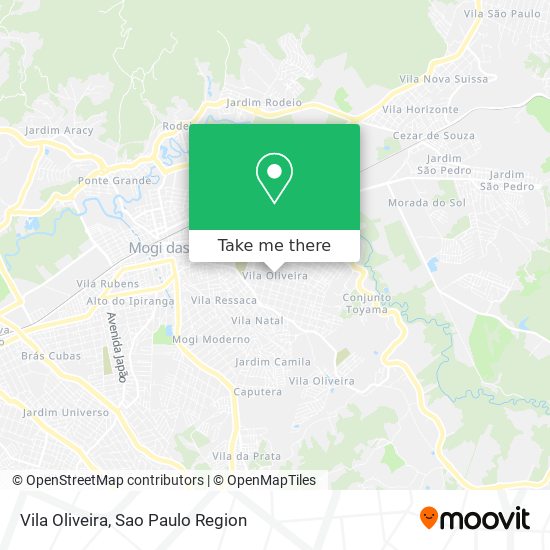 Mapa Vila Oliveira