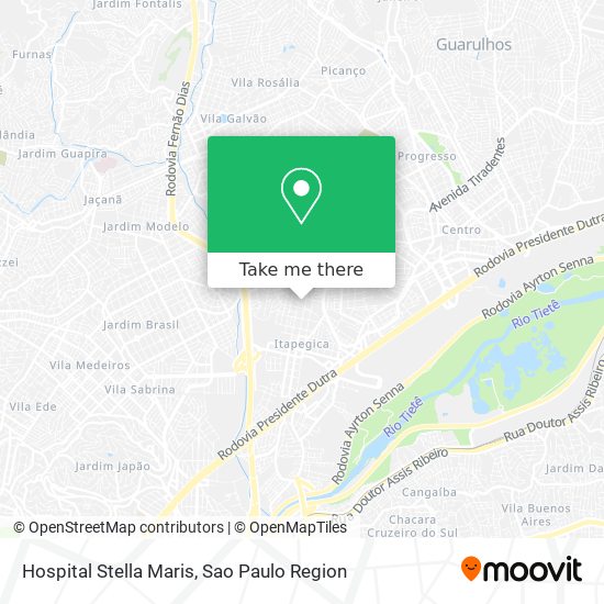 Hospital Stella Maris map