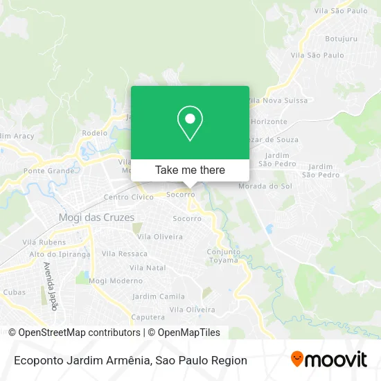 Ecoponto Jardim Armênia map