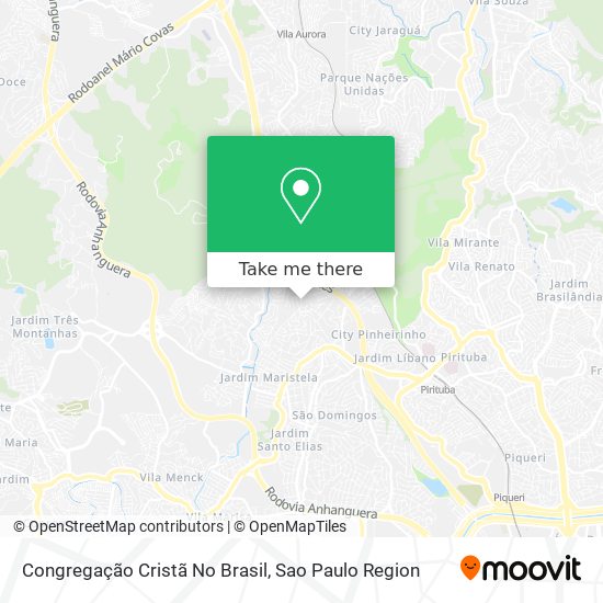 Congregação Cristã No Brasil map