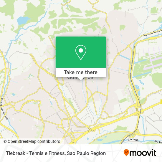 Tiebreak - Tennis e Fitness map