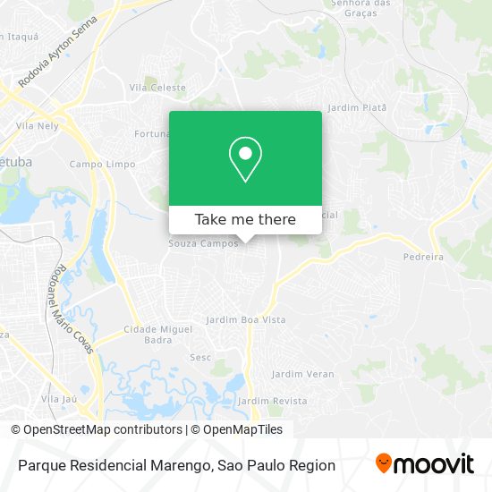 Parque Residencial Marengo map