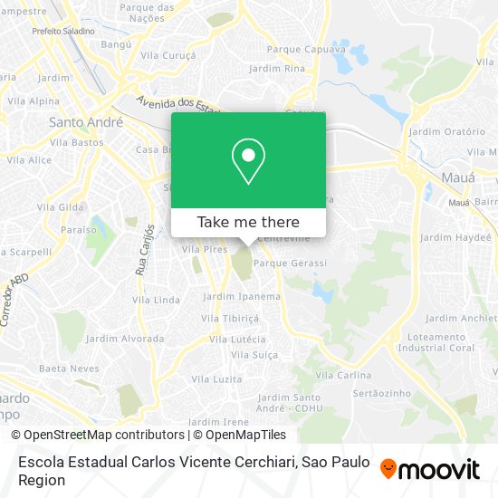 Escola Estadual Carlos Vicente Cerchiari map