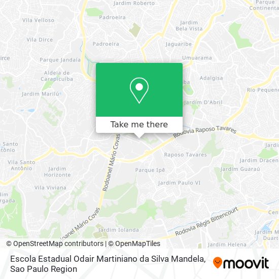 Escola Estadual Odair Martiniano da Silva Mandela map