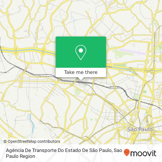 Mapa Agência De Transporte Do Estado De São Paulo