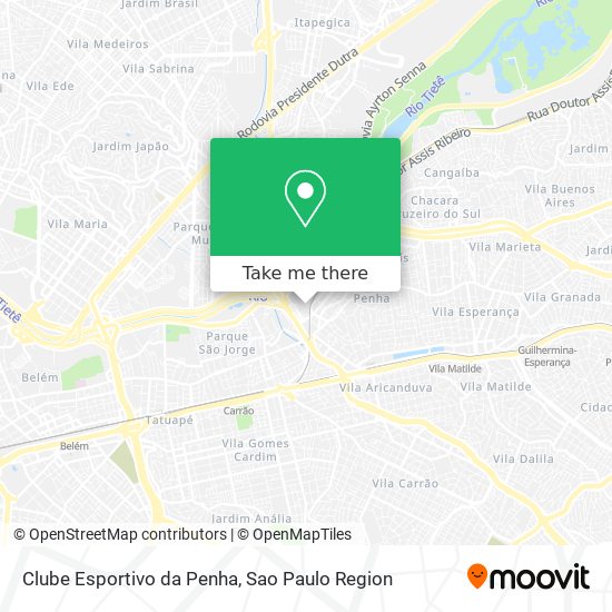 Clube Esportivo da Penha map