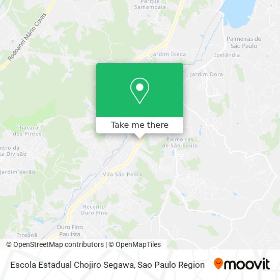 Escola Estadual Chojiro Segawa map