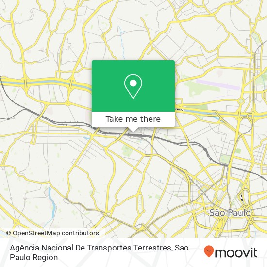 Agência Nacional De Transportes Terrestres map