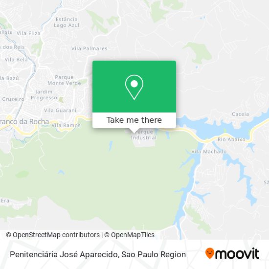 Penitenciária José Aparecido map