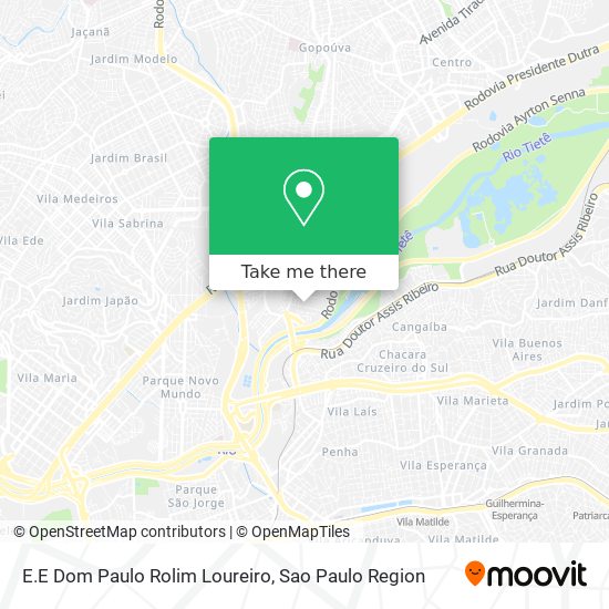 E.E Dom Paulo Rolim Loureiro map