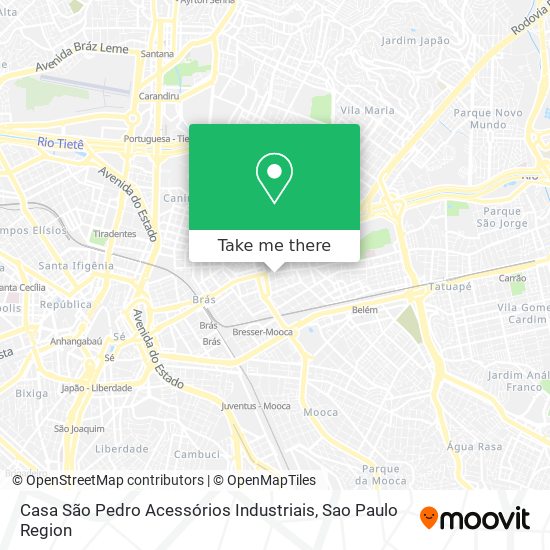 Casa São Pedro Acessórios Industriais map