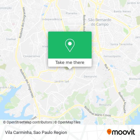 Vila Carminha map