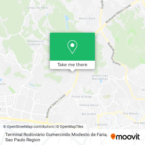 Terminal Rodoviário Gumercindo Modesto de Faria map