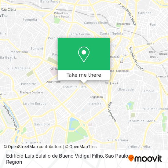 Edifício Luís Eulálio de Bueno Vidigal Filho map