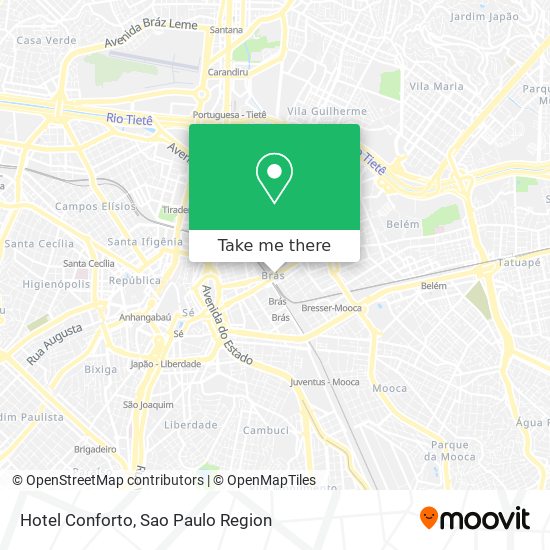 Hotel Conforto map