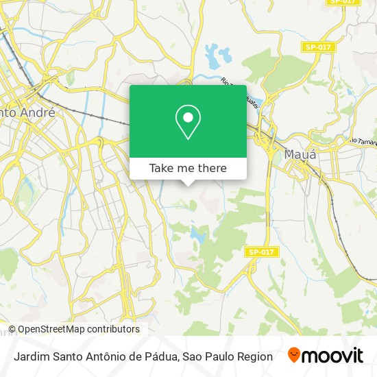 Jardim Santo Antônio de Pádua map