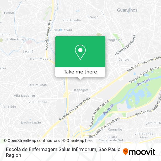 Escola de Enfermagem Salus Infirmorum map